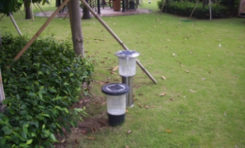  BEAM Solar bollard light installed in Parc Palais, Hong Kong